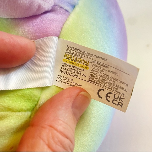 SQUISHMALLOWS | Honeydew the Chameleon Lizard Rainbow 8” #749 Jazwares - Picture 7 of 9